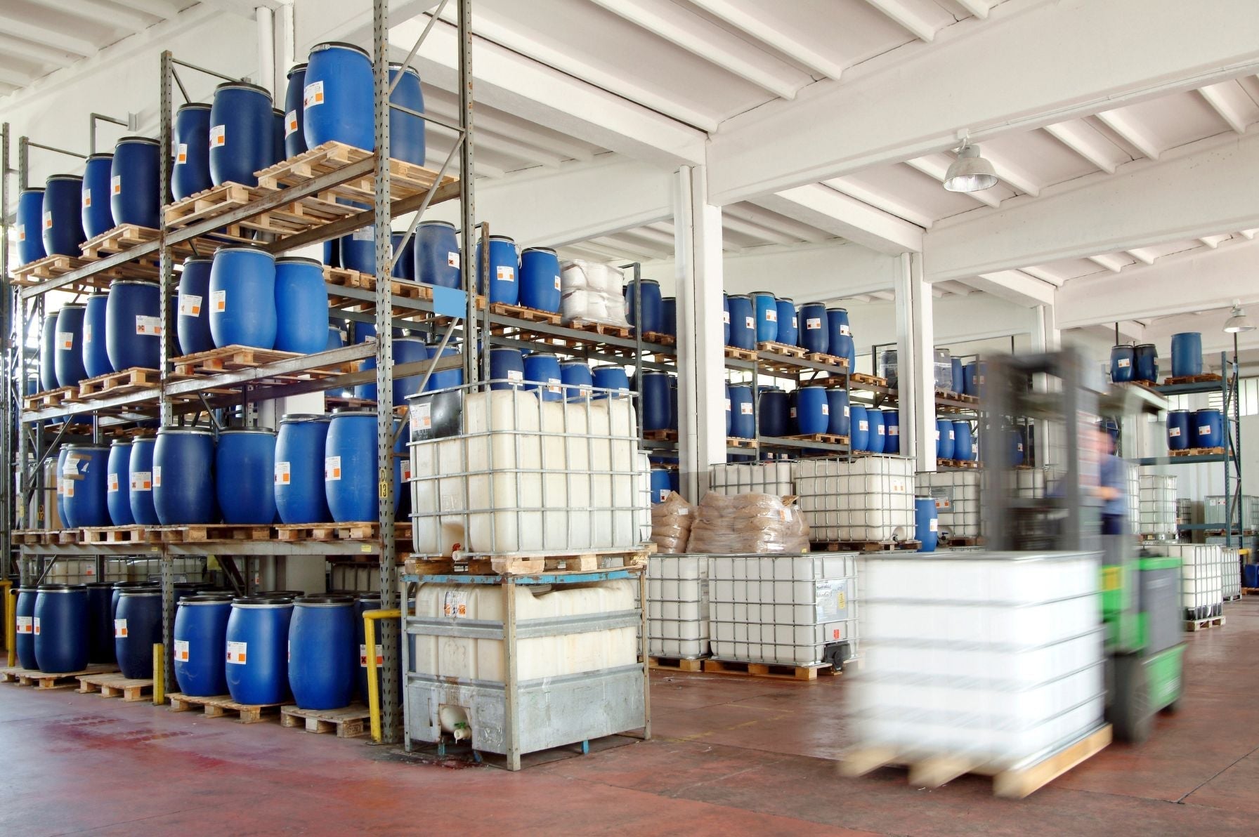 Warehouse with Materials