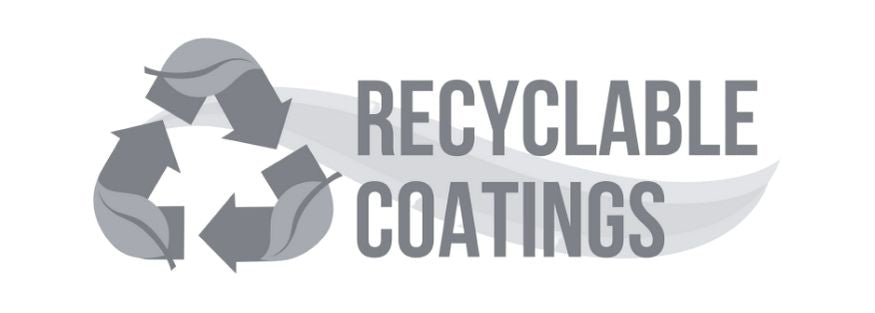 coatings for paper and paperboard packaging that are recyclable, repulpable, and compostable